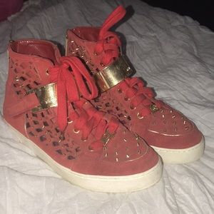 Red and Gold Michael Kors